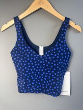NWT Lululemon Align Tank Stamp Dot Beach Ball Blue True Navy Size 12 picture