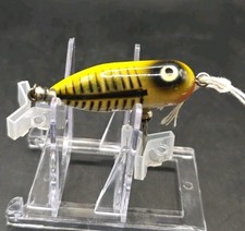 VINTAGE HEDDON TINY TORPEDO TOPWATER FISHING LURE VERY RARE COLOR XYR BB picture