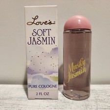 Vintage Loves Musky Jasmin Splash Cologne 2 Oz NEW Full Bottle RARE - READ picture