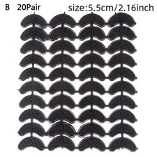 40PCS 20-Pair Rubber Heel Savers Toe Plates Taps DIY Shoe Repair Pads9887 picture