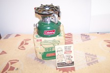 502-700 COLEMAN SINGLE BURNER SPORTSTER CAMP STOVE W/ BOX INST. 1 USE LANTERN TY picture