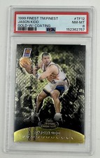 1999-00 Finest Team Finest Jason Kidd Gold w/Coating #TF12 /250 PSA 8 NM-MT picture