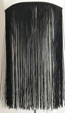 chainette fringe trim 36 inches -black -sold by yards picture
