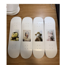 Supreme Mike Kelley Art Series White Skateboard Deck Set Lot of 8 ahh youth   picture