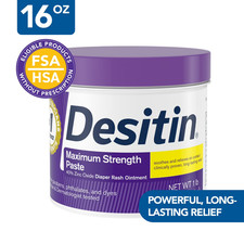 Desitin Maximum Strength Diaper Rash Cream 40% Zinc Oxide 16oz  picture