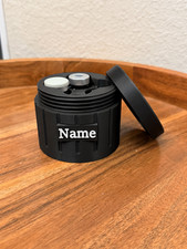 Personalized Medication Vial Storage Case | 4 Vial Holder | Custom Name Medicine picture