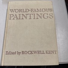 World Famous Paintings ed by Rockwell Kent (1939) 1st Edition w/100 Color Plates picture