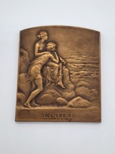 Antique French Bronze Plaque 