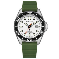 Citizen Promaster Dive Eco-Drive White Dial- BN0265-00A NEW picture