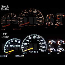95-98 Chevy Suburban 1500 C1500 K1500 Dash Cluster Gauge WHITE SMD LED LIGHT KIT picture