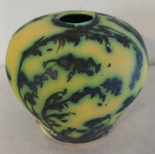 George Pearlman Pottery Maine Artist Potter Vintage 1986 Vase - Signed picture