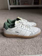 Gola Women’s Brand New Never Worn No Box Size 8 Green Suede and Nubuck Sneakers picture