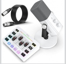 FIFINE Gaming Equipment Bundle, XLR/USB Streaming Dynamic Microphone with Audio picture