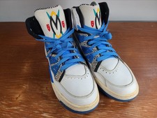 Adidas Dikembe Mutombo Basketball Shoes White/Blue/Black Size Mens Size 11 picture
