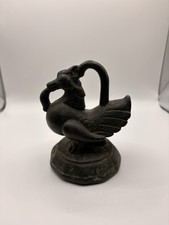 Antique Burmese Hintha Hamsa Bronze Opium Market Weight 1483g 100 Tical Burma picture