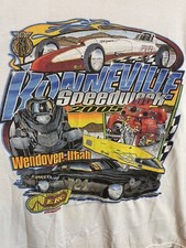 Vintage 2005 Booneville Speedweeks Wendover Utah T-Shirt Adult XL White picture