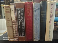 12# 7 Vintage Novels Doctor Zhivago Black Rose Escape Neighbors 1939-80 7 books picture