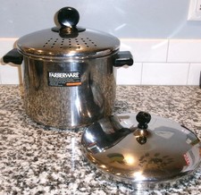 Farberware Classic 8qt Stainless Steel Stockpot with Lid & Strainer Lid Silver picture