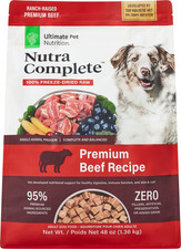 Ultimate Pet Nutrition Nutra Complete Premium Beef Freeze-Dried Dog Food, 48-oz picture