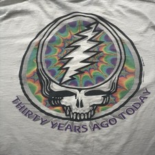 Vintage 1996 Liquid Blue Grateful Dead “Thirty Years Ago Today” T Shirt (XL) USA picture