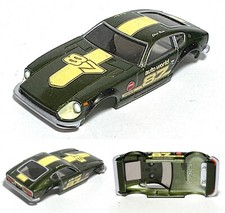 1pc 2022 Auto World Wide HO Slot Car AFX X-Traction DATSUN 240z BODY-ONLY OLIVE picture