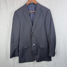 Ermenegildo Z Zegna Men's City 100% Wool 2-Button Blazer Navy Blue 46*R Business picture