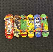 Tech Deck Fingerboard Mixed Lot 6-Pack Geoff Rowley Plastic No Packaging picture