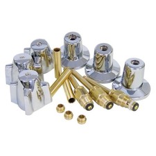 3-Handle Shower Valve Repair Kit Central Brass K-3-CT K-3-DT Chrome NEW + Tool picture