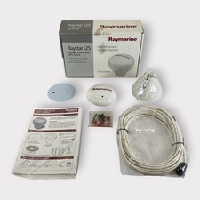 Raymarine Raystar 125 GPS Antenna w/ New Battery - E32042 -Tested *New Open Box* picture