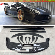 For Ferrari 488 GTB 2016-19 Carbon Front Lip Rear Lip Splitter Spoiler Wing Kits picture
