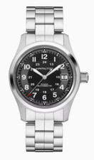 Hamilton KHAKI FIELD Automatic Black Dial 38mm Men's Watch H70455133 picture
