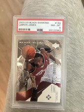 2003-04 Upper Deck Black Diamond Rookie Gems LeBron James RC #184 Cavaliers picture