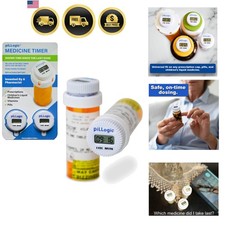 Medication Timer | Pill Reminder Cap Attachment for Prescription Bottles | Au... picture