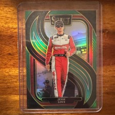 2025 Select - Trackside Jesse Love #202 Green Prizm #’d 2/5 Door Match 🔥 CHAMP picture