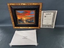 Dale Terbush Signed 69/195 LTD ED COA Giclee Canvas Treasures of Twilight Framed picture
