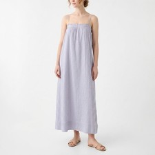 NWT Eileen Fisher Striped Organic Cotton Gauze Cami Dress, 4 Colors, XXS-3X picture