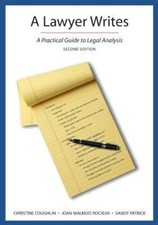 A Lawyer Writes: A Practical Guide to Legal Analysis, Second Edition - GOOD picture