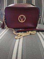 Valentino by Mario Valentino Babette Leather Camera Crossbody Bag - Burgund picture