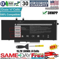 68Wh 15.2V Laptop Battery for Dell Latitude 5501 5401 5511 5510 5411 5410 3HWPP picture