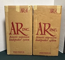 VTG Acoustic Research AR 4x Speaker Set Of 2 NEW OLD STOCK, Original Boxes READ picture
