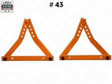 SET#43 FRAME MACHINE ADJUSTABLE 2 UNIVERSAL WHEEL STANDS CHIEF STYLE 674507. picture
