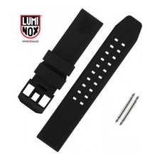 Genuine Luminox Band 23mm 3050 3150 3080 3950 8400 8800 NAVY SEAL EVO Black Buck picture