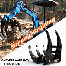 1-1.5Ton Mini Excavator Grabber Attachments for Mini Digger Wood Grabber Grapple picture