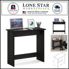 Elegant Espresso Computer Desk - Lightweight & Easy Assembly for Small Spaces picture