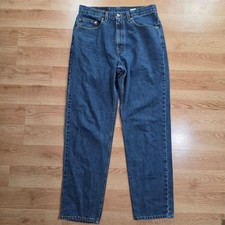 Levi's 550 Jeans Mens 34x32 Relaxed Fit Medium Wash Blue Made in USA 90s picture