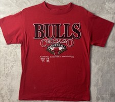 Vintage 90s Chicago Bulls T Shirt NBA Men’s M USA Made Single Stitch picture