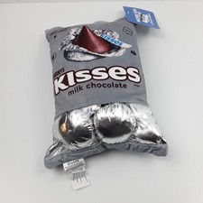 Hershey’s Chocolate Kiss Pillow Set W/ 3 Plush Candy Kisses Inside NWT 780-4614 picture