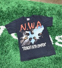 Vintage NWA N.W.A Straight Out of Compton LA California Hanes Heavyweight picture
