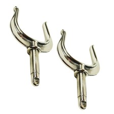 Marine City 2Pcs Oarlock Rowlock Side Mount Stainless Steel for Marine Boat picture