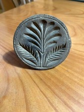 Hand Carved Wooden Butter Stamp picture